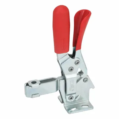 JW WINCO Vertical Acting Toggle Clamp: Locking Vertical Handle, Flange Base Mounting - Standard Toggle Clamps