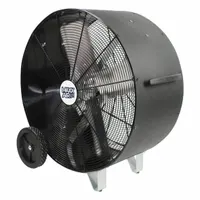 MAXX AIR Cooling Fan: 30 in Blade Dia, 120V AC, Mobile, 1/3 hp, Direct Drive, Polyethylene (MPN BF30DDPEBLK)