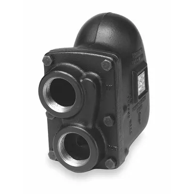 BELL & GOSSETT Steam Trap: Cast Iron, 1 1/4 in FNPT, 4,800 lb/hr, 125 psi Max., 406°F Max. - Cast Iron C-Pattern Float & Thermostatic Steam Traps