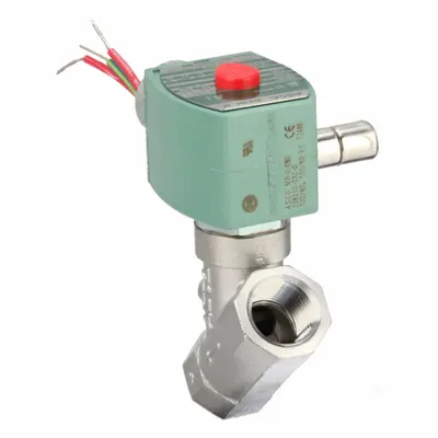 REDHAT Solenoid Valve: 2-Way, Normally Closed, 1/2 in Pipe Size, 110V AC/120V AC - 2-Way/2-Position, Normally Closed Solenoid Valves