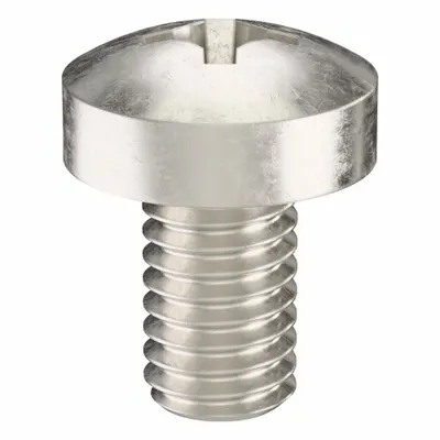 USA INDUSTRIALS Machine Screw: M3x0.50 Thread Size, 5 mm Lg, 316, Stainless Steel, Plain - Pan Head Machine Screws