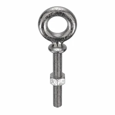 KEN FORGING Machinery Eye Bolt: With Shoulder, 316, Stainless Steel, Plain - Machinery Eye Bolts with Shoulder