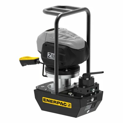 ENERPAC Electric Pump: 10,000 psi Max. Op Pressure, 32 cu in/min Max. Flow Rate - Corded High-Power Portable Electric Hydraulic Pump Units