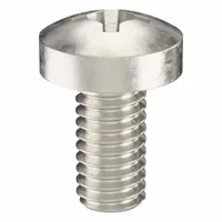 Machine Screw: M4x0.70 Thread Size, 8 mm Lg, 316, Stainless Steel, Plain, Pan, Phillips, 100 PK (MPN ZSCRW-464)