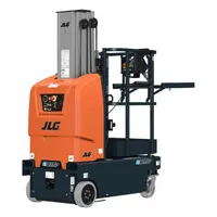 JLG Mobile Personnel Lift: Battery, Drivable, 18 ft Elevated Platform Ht, 29.5 in x 28 in (MPN E18MSP)