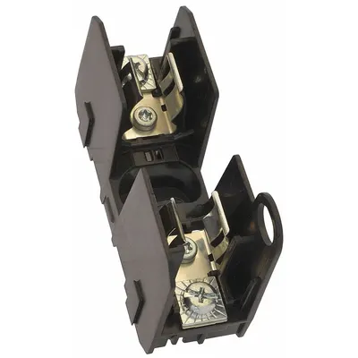 BUSSMANN Fuse Block: Open Block Design, 1 Pole, 600 V AC, Pressure Plate - Fuse Blocks for UL Class H & K Fuses