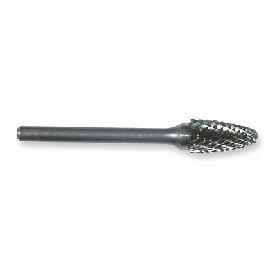 WIDIA METAL REMOVAL Carbide Bur: Ball-Nosed Tree, SF-13, Double Cut, 1/2" x 3/4" Head - Double-Cut Ball-Nosed Tree Burs