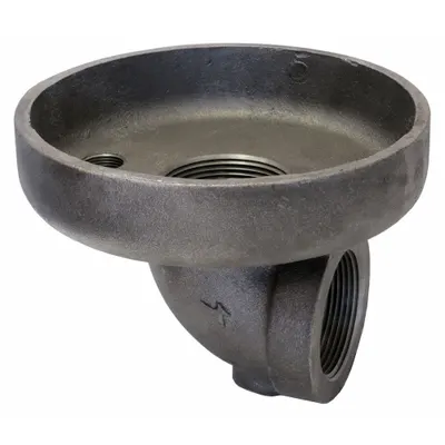 ANVIL Metal Pipe Elbow: 4 in x 4 in, Threaded x Threaded, Class 125, 175 psi @ 150° F - Low-Pressure Threaded Pipe Fittings