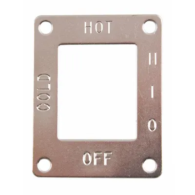 MASTER APPLIANCE Switch Plate: PLT-281 - Switches & Switch Bezel Kits