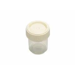 APPROVED VENDOR 20 mL PPCO Click Top Container, Clear, HDPE, 33.8 mm Dia x 44.5 mm H, Non-Sterile, MPN 2407020W80E1