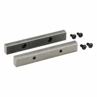 WESTWARD Replacement Jaw Inserts: Steel, (4) Screws, Works with 10D712