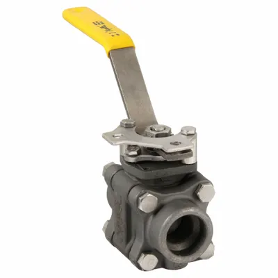 APOLLO Manual Two-Way Ball Valve: 1 in, Carbon Steel, Straight, Sweat x Sweat - Carbon Steel Ball Valves