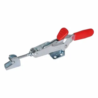 JW WINCO Latch Type Toggle Clamp: Horizontal, Includes Locking Handle - T-Head Latching Bolt Toggle Clamps