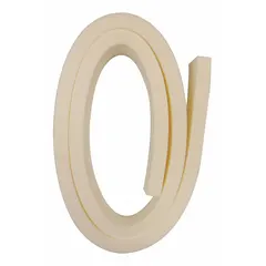 Polyurethane foam strip designed to seal gaps around window air conditioners. Helps reduce drafts and air leakage. Measures 40 inches long by 1-1/2 inches wide. White color.