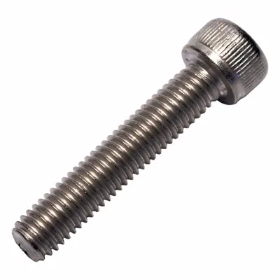 ALLIED TITANIUM Socket Head Cap Screw: M8x1.25 Thread Size, 40 mm Lg, Std, Plain, Titanium - Metric System Standard Socket Head Cap Screws