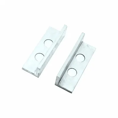 POSI LOCK Magnetic Jaw Caps: 3 in Lg - Hydraulic Bench Vise Accessories