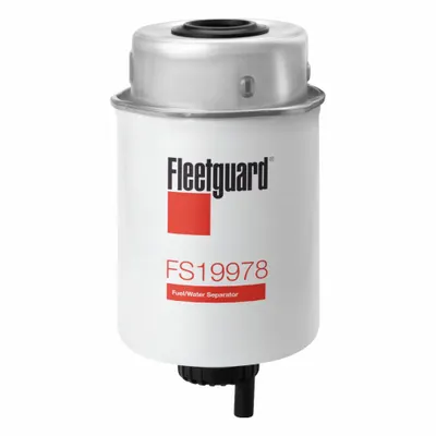 FLEETGUARD Fuel Filter: Cartridge, 6 1/16 in Overall Lg, 3 1/4 in Outside Dia - Can-Type Fuel/Water Separators