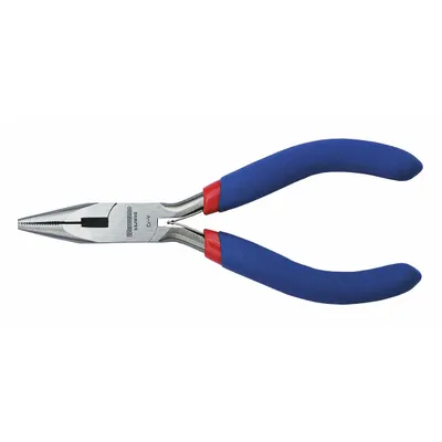 WESTWARD Needle Nose Plier: 3/4 in Max Jaw Opening, 4 7/8 in Overall Lg, 1 1/8 in Jaw Lg - Needle-Nose Pliers