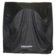 Vinyl cover for portable evaporative coolers. Compatible with Portacool Hurricane model PACHR3701F1. Protects the cooler from dust, debris, and weather when not in use.