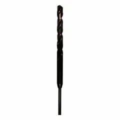 This wire and cable installer drill bit is designed for drilling through metal and plastic studs or framing to run low-voltage wiring, data cables, or electrical conduit. The serrated point prevents walking on smooth surfaces. Diameter: 1/2 in, overall length: 18 in.