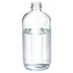 This 500 mL clear narrow mouth round bottle is made from Type III soda lime glass with a colorless body. It features a 28-400 mm screw closure size, with the closure packaged separately. The bottle is not graduated and not pre-cleaned. Suitable for general laboratory use such as collecting, storing, and transporting liquid samples.