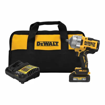 DEWALT Impact Wrench: 1/2 in Drive Size, 1,320 ft-lb Fastening Torque - DEWALT Cordless Impact Wrenches
