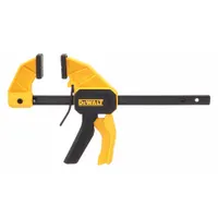 DEWALT Bar Clamp/Spreader: Grooved, 12 in Max Jaw Opening, 3 in Throat Dp, 100 lb Clamping Force (MPN DWHT83158)