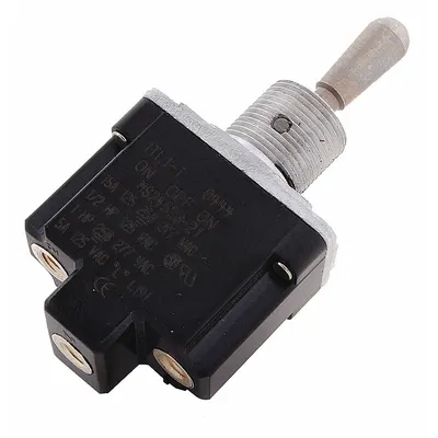 Honeywell Toggle Switch: 2 Position, 2 Connections, SPST, Screw Terminals Connection - Panel-Mount Toggle Switches