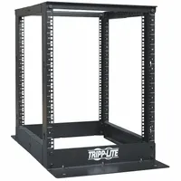 TRIPP LITE Open Frame Rack,4-Post: 13 Rack Units, Floor Mount, 28 in x 20 1/4 in x 36 in, Steel (MPN SR4POST13)
