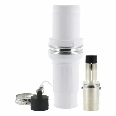 LEVITON Single Pole Inline: Male, White, 1000V AC, 1,009 A, Crimp Tube Termination - Plugs with Crimp Tube Terminations
