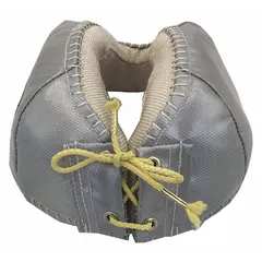 Glass fabric insulation and spill cover for Series TEM heating mantles. Features lace closure and 400°C maximum temperature. Controller required but not included.