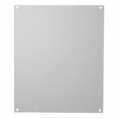 HAMMOND Enclosure Panel: Back Panel Panel, 10.25 in Overall Ht, 10.25 in Overall Wd - Interior Mounting Panels