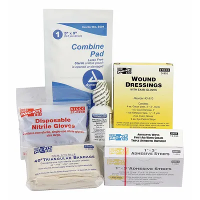 FIRST AID ONLY Complete Refill or Kit: 10 People Served, Not ANSI Compliant - Complete First Aid Kit Refills