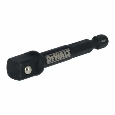 DEWALT Socket Adapter: 1/4 in Input Drive Size, 3/8 in Output Drive Size, Square - 1/4" Drive Impact Socket Adapters