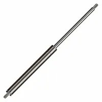 Gas Spring: M6x1.0 Thread Size, 18 19/64 in Ext Lg, 15 lbf Force, End Fittings Not Included (MPN MSC06000050115S)