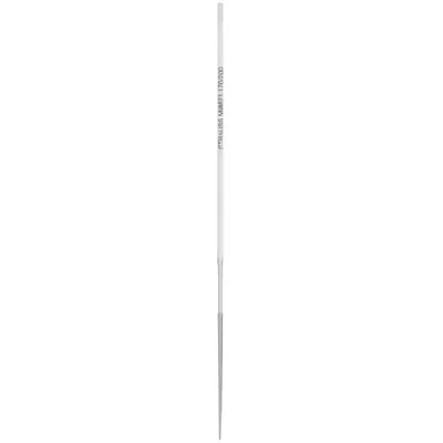 STRAUSS Escapement File: Round, 170_200 Grit, 1 1437/2500 in Lg without Tang, 1/16 in Wd - Diamond-Coated Needle Files