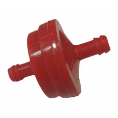 Replacement fuel filter for Briggs & Stratton engines. Filters fuel before it enters the carburetor. Compatible with models 1VN35, 1VN36, 1VN37, 1VN38, 1VN39, 1VN41, and 4VB27. Also compatible with manufacturer number 126M02-1015-F1.