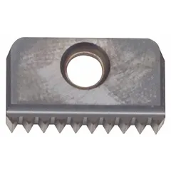 Carbide insert for internal threading operations, designed to cut UN thread forms. Used with compatible tool holders in machining applications for producing threaded holes in metal components.