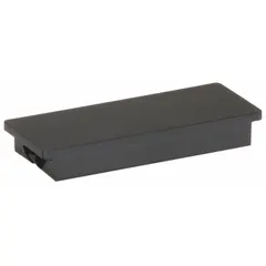 Filler plate accessory for Square D HOM load centers. Covers unused breaker spaces to maintain a finished appearance and prevent debris ingress. Designed specifically for HOM series panels.