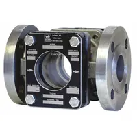 ARCHON INDUSTRIES, INC. Single Wall Sight Flow Indicator: Plain, Steel, 1/2 in Flange, Flange (MPN AKF-FP005AA05A)