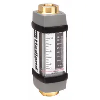 HEDLAND Mechanical Flowmeter: Water and Other Fluid Meter, Scale, Variable Area, Inline, Universal (MPN H605B-010)