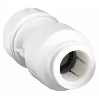 JOHN GUEST Push-Fit Coupling Fitting: 1 in OD x 1 in OD Size, Push-to-Connect x Push-to-Connect (MPN PEI0436)