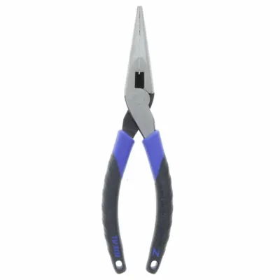 IDEAL Long Nose Plier: 1 3/4 in Max Jaw Opening, 8 1/2 in Overall Lg, 8 1/2 in Jaw Lg - Needle-Nose Pliers