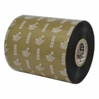 THERMAL TRANSFER RIBBON: Zebra, 3.27 in Ribbon Wd, 1,476 ft Ribbon Lg, 1 in Core Dia., Black, Wax (MPN 05319BK08345)