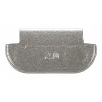 PERFECT EQUIPMENT Clip-On Wheel Weight: Wheel Weights, Clip-On, Aluminum, TAL, Lead, Coated, 2 oz Wt (MPN TAL-020)