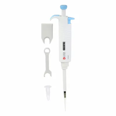 DLAB Single-Channel Pipettor: 1 Channels, 50 ul Capacity - Max - Single Channel Pipetters