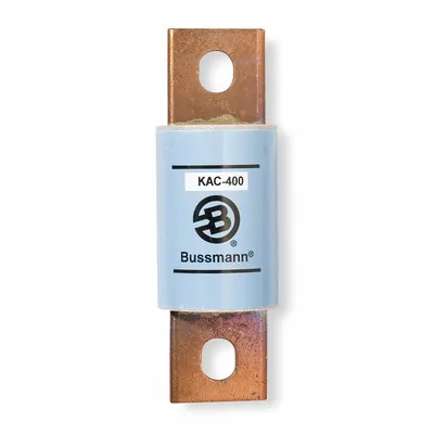 BUSSMANN Semiconductor Fuse: KAC Series, Fast-Acting, 400 A, 600 V AC - Fast-Acting Bolt-On Fuses