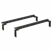 CURT Fifth Wheel Base Rails: 43 in Overall Lg, 6 1/2 in Overall Wd, 1 in Overall Ht (MPN 16200)