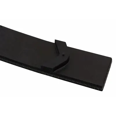 APACHE Cleated Multi-Ply Conveyor Belt: 48 in Belt Wd, 25/64 in Belt Thick, Cut to Lg (15 ft Min) - Cleated Multi-Ply Conveyor Belting