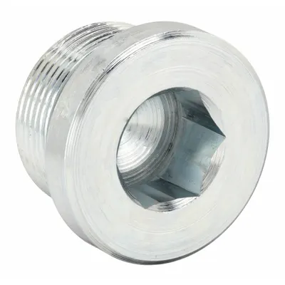 PARKER Plug: Plug, Steel, 8 mm, Threaded - Hydraulic Threaded Extreme-Pressure Pipe Fittings